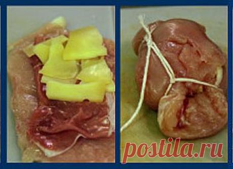 Рецепт фаршированных куриных грудок | Вкусный Домик