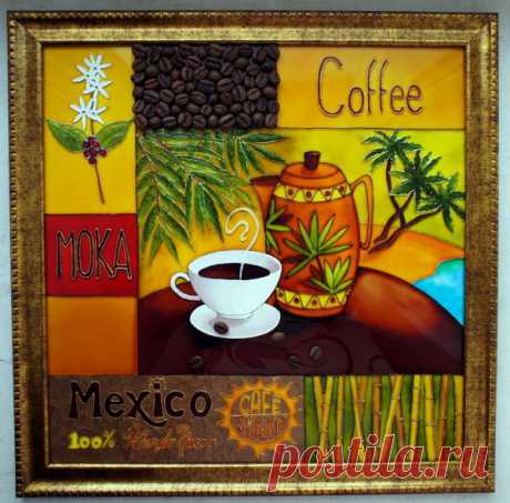 Gallery.ru / Панно &quot;Espresso&quot; 32*32 см. - Картины - enehi