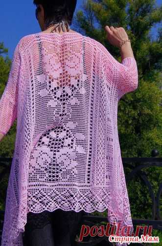жакет летний крючком