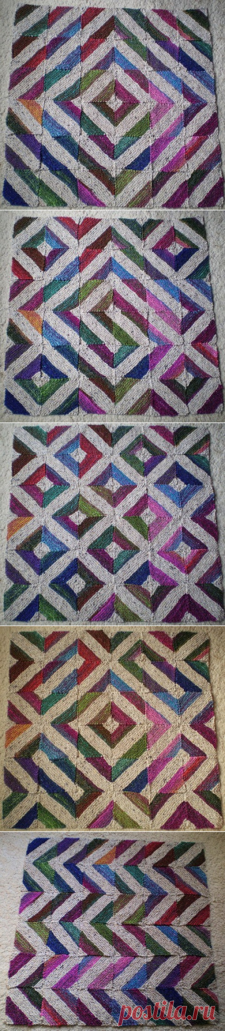 Милые сердцу штучки: Вязание: Интересные пледы от Frankie Brown