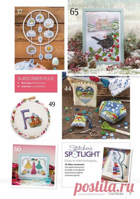 Красивые проекты вышивки крестом в журнале "CrossStitcher №379 2022" | Схемы вышивки крестом, вышивка крестиком