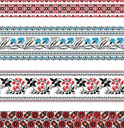 Русская вышивка в векторе 3 - clipartis Jimdo-Page! Скачать бесплатно фото, картинки, обои, рисунки, иконки, клипарты, шаблоны, открытки, анимашки, рамки, орнаменты, бэкграунды