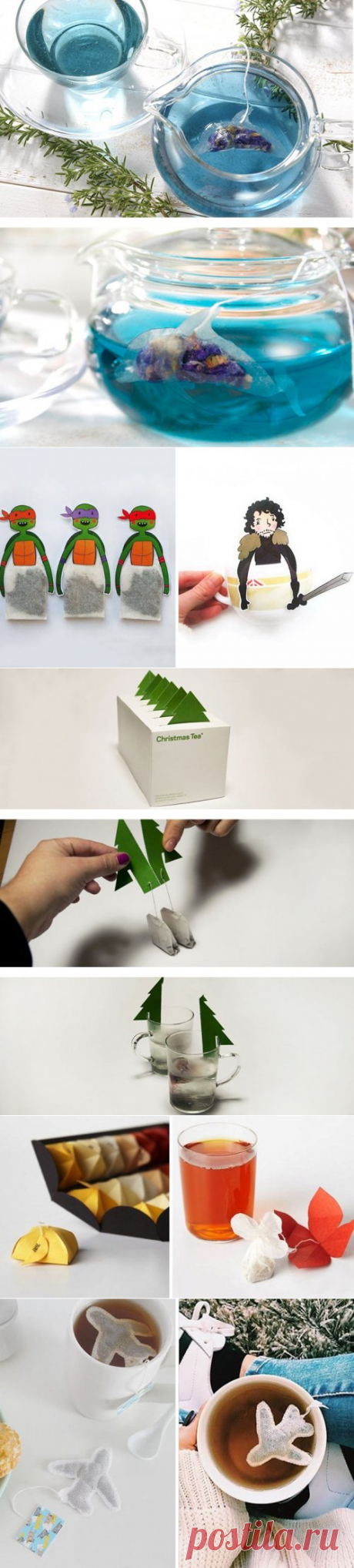 Креативные чайные пакетики (32 фото)