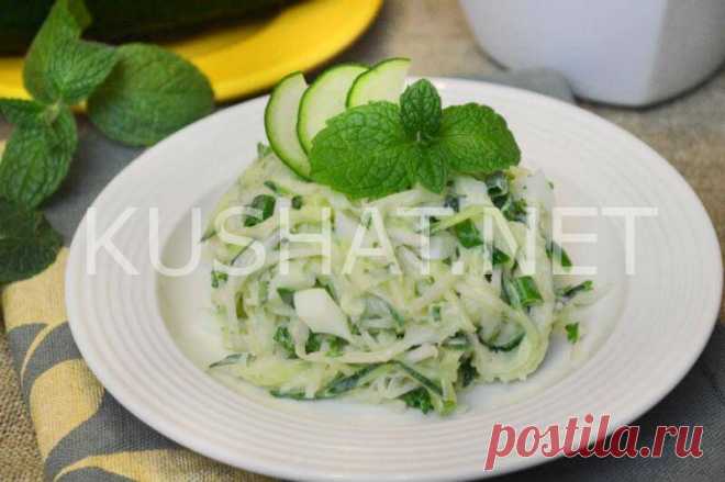 Салат из редьки с яйцом и огурцом. Пошаговый рецепт с фото - Кушать нет