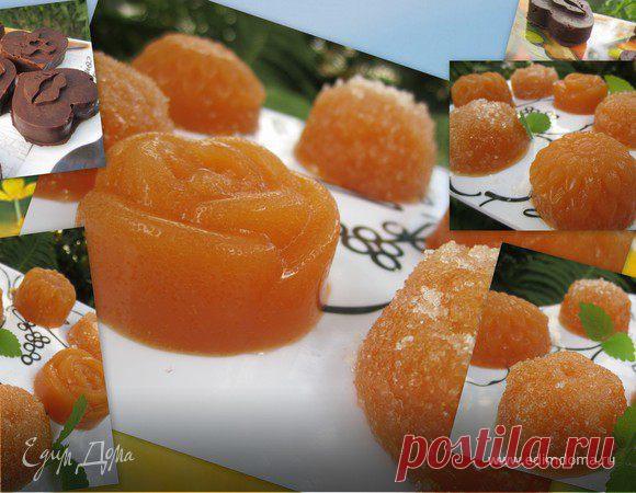 Персиковый мармелад и шоколадно-мармеладные конфеты