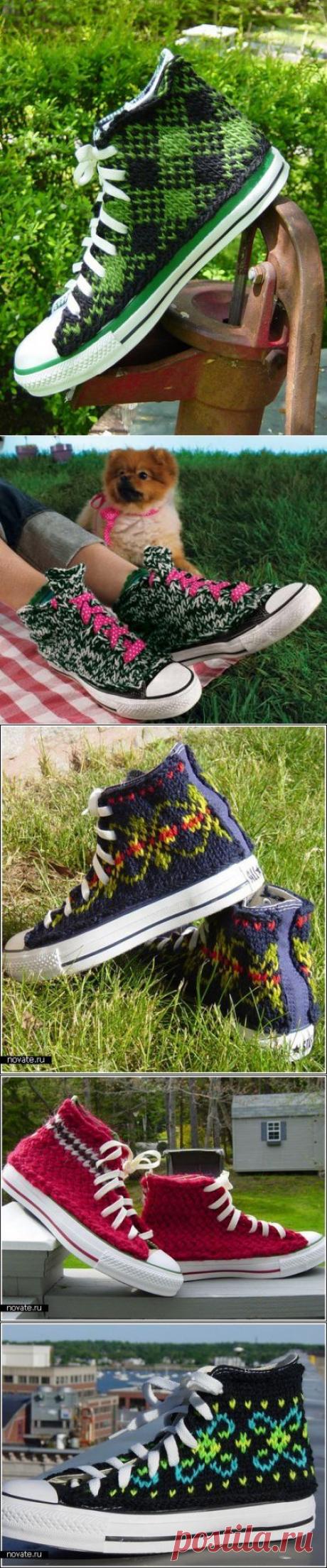 Knit shoes. Crochet shoes | Все о рукоделии: схемы, мастер классы, идеи на сайте labhousehold.com