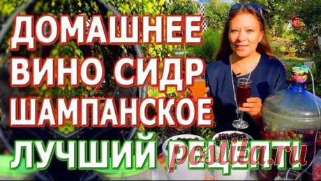 Как сделать домашее вино из ягод. Делаем отменный домашний сидр. Вкусное домашнее шампанское.