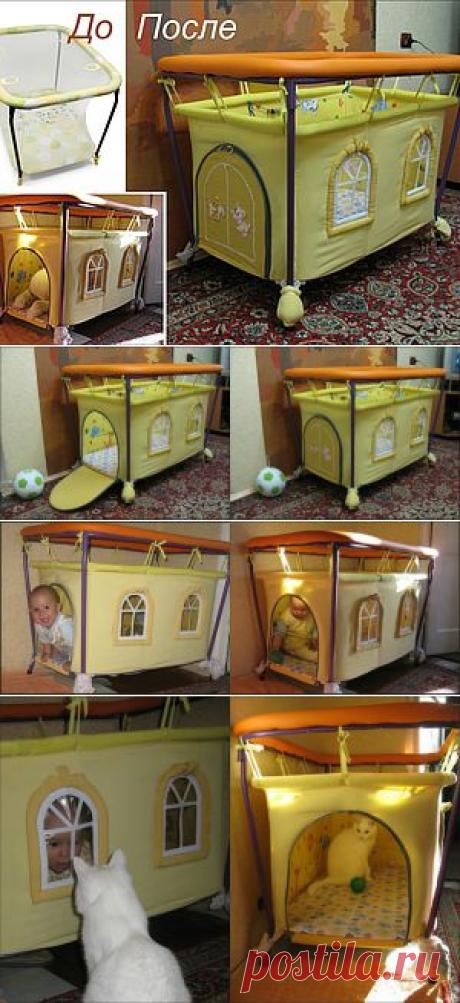 МК Домик-манеж - Ярмарка Мастеров - ручная работа, handmade