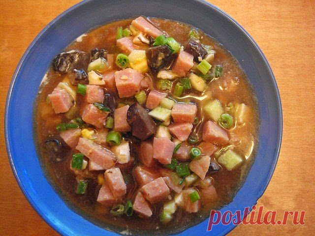 Кулинарные рецепты: Холодник грибной