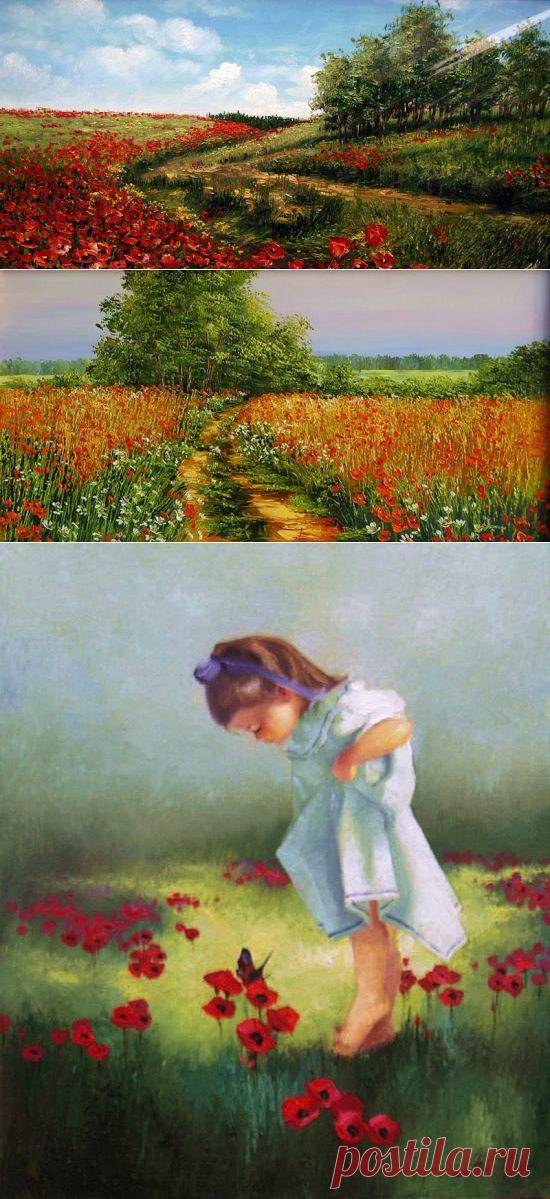 Запах тёплого лета (картины маслом)