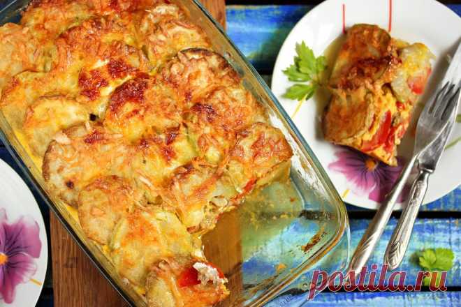 Запеканка из кабачков с фаршем | MixЕДА