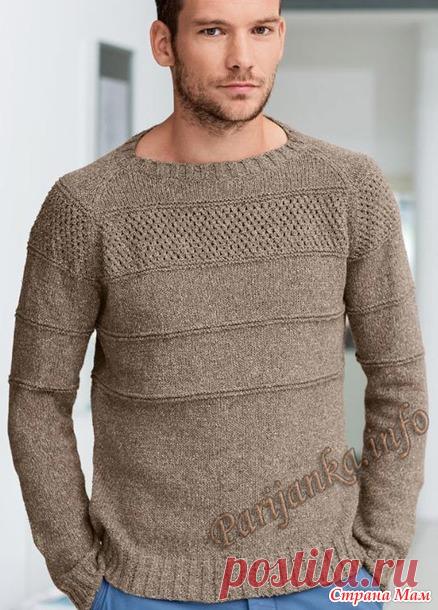 Мужской пуловер - Вязание - Страна Мам