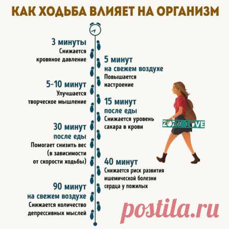 Как ходьба влияет на организм