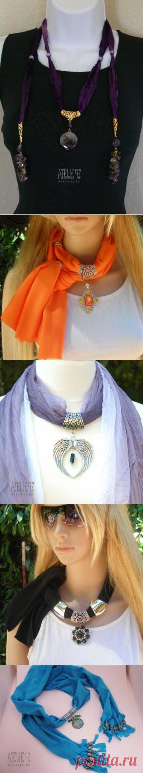 (+1) тема - Шарф - ожерелье | РУКОДЕЛИЕ