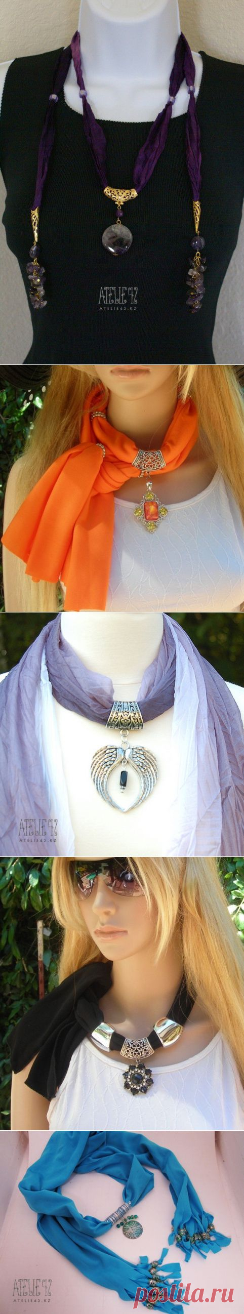 (+1) тема - Шарф - ожерелье | РУКОДЕЛИЕ