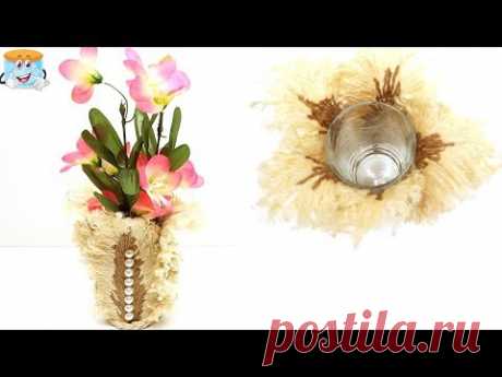 Jute Vase Super Simple DIY Crafts