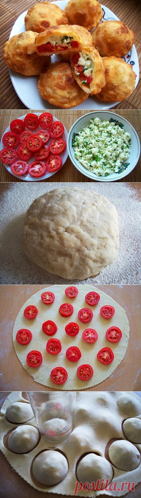 Жареные пирожки «Бомбочки» из заварного теста на кефире | Четыре вкуса