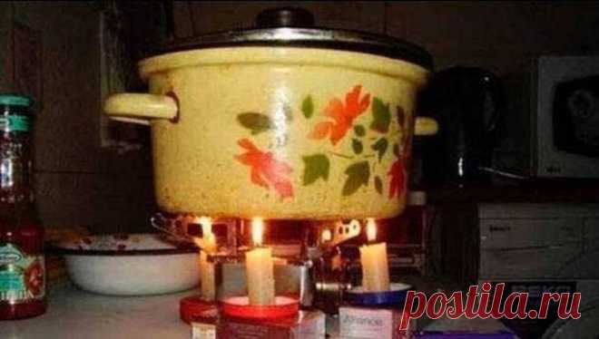 ужин при свечах