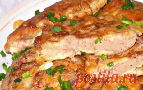 Нежная куриная печенка в сметанно-чесночном кляре