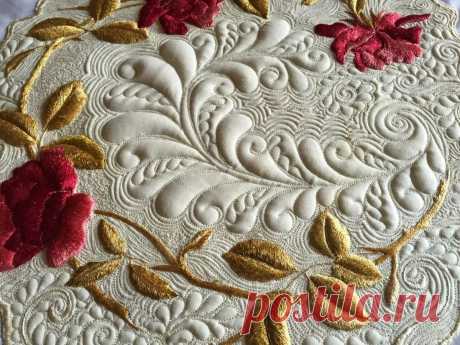 Another &quot;Society Silk&quot; Rose! Kelly Cline Quilting в Яндекс.Коллекциях