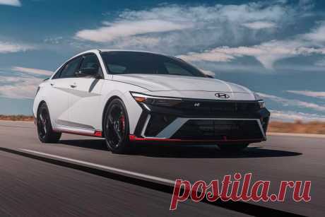 Hyundai Elantra N 2024 - салон, внешний вид, фото