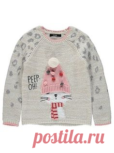 Cat Bobble Jumper, read reviews and buy online at George at ASDA. Shop from our latest range in Kids. Add some fun to their little wardrobe with this sweet k...