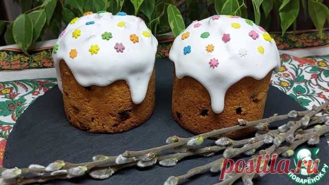 Творожный пасхальный кулич с вяленой клюквой Кулинарный рецепт