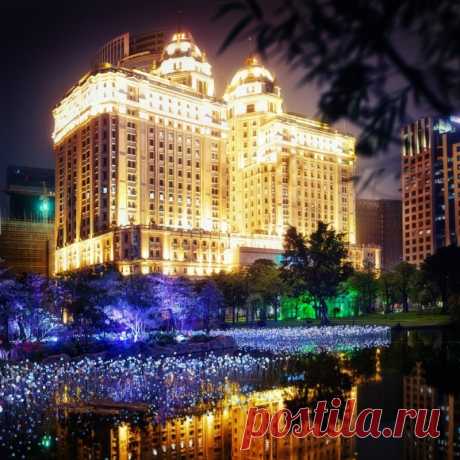Китай, ночной Гуанчжоу
