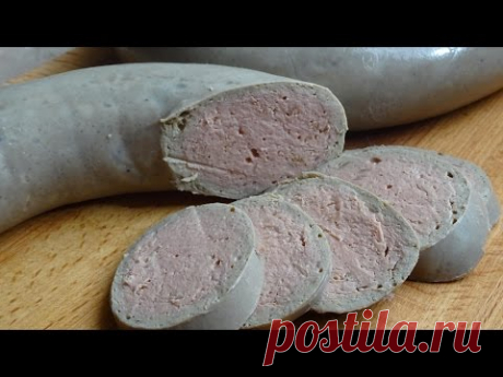 Печеночная куриная колбаса