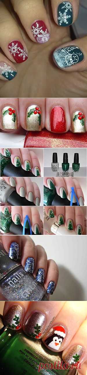 Красивый новогодний маникюр: идеи и мастер-класс | Ladies venue