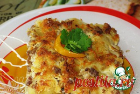 Каннеллони с мясом и грибами - кулинарный рецепт