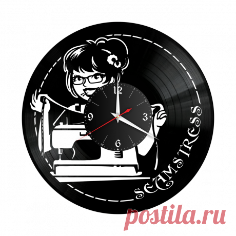 Часы из виниловой пластинки «Швея» 1 — VinilWatch