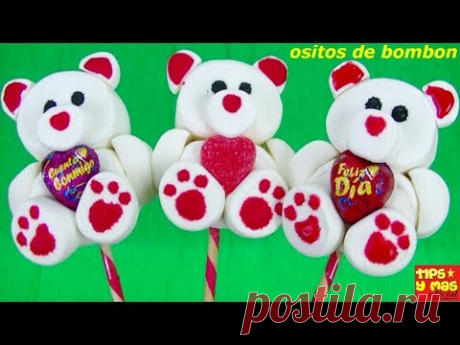 ¡COMO HACER OSITOS DE BOMBÓN! PARA EL 14 DE FEBRERO/DÍA DE SAN VALENTÍN