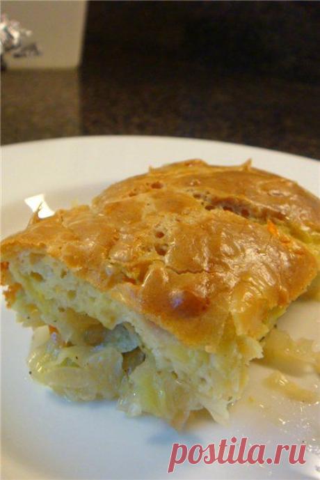 Пирог «Ленивая капустница»