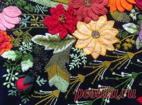 Вышивка... на расческе - Рукоделие