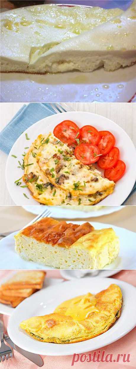 Рецепты омлетов - вкусный завтрак.