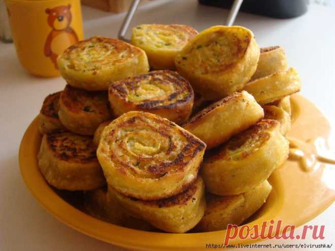Картофельные рулетики...Ммм...вкусно.))). 
