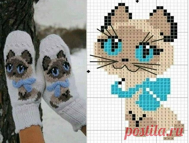 Узор для варежек