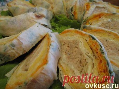 Рулет из лаваша &quot;Эпидемия&quot;. Очень вкусно! &quot;Пошаговые&quot; фото приготовления - Простые рецепты Овкусе.ру