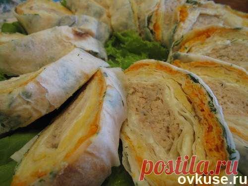 Рулет из лаваша "Эпидемия". Очень вкусно! "Пошаговые" фото приготовления - Простые рецепты Овкусе.ру