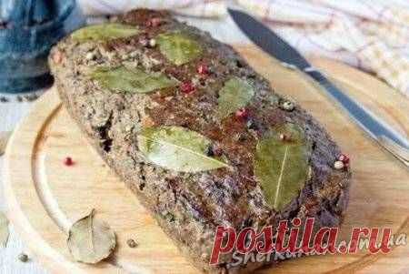 Запечений печінковий паштет » Кулінарні рецепти страв з фото. Домашня кухня