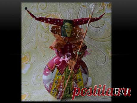 Декупаж бутылки для мужчины