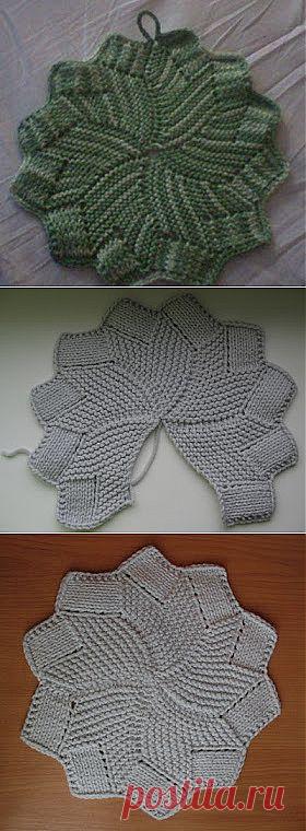 Доля Вяжут: Вязать coaster шаблон