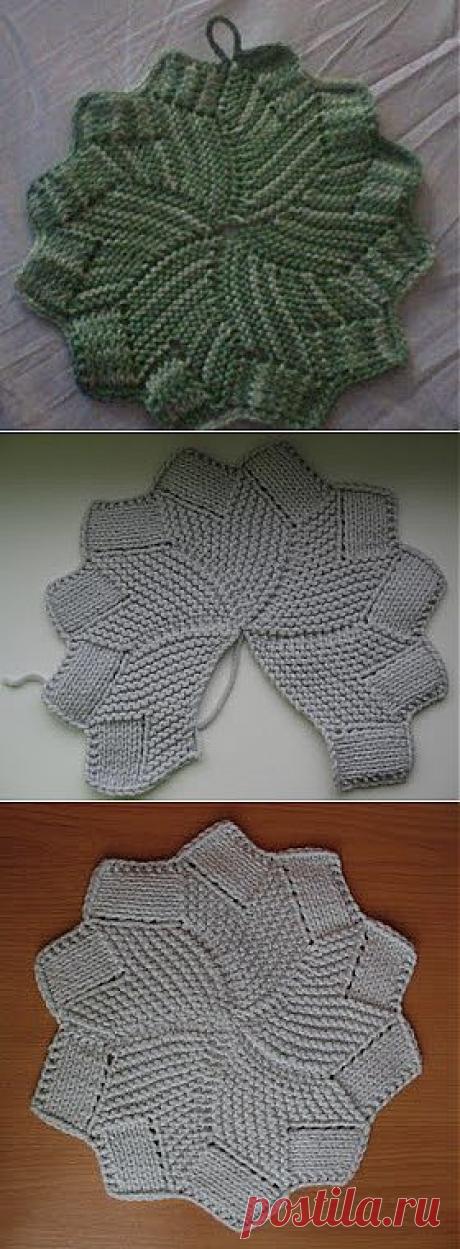 Доля Вяжут: Вязать coaster шаблон