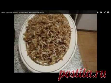 Азербайджанская кухня-плов с рисом лапшой и чечевицей