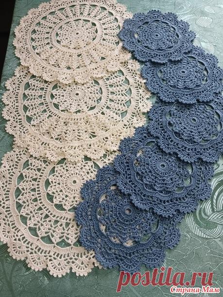 Набор сервировочных салфеток - Вязание - Страна Мам