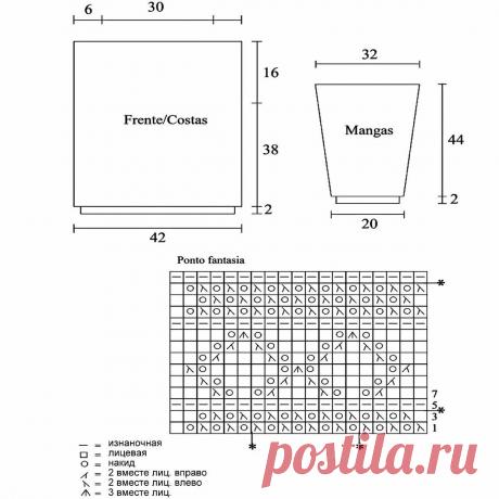 Изящные летние пуловеры. Идеи и схемы. | Вяжем вместе - вяжем стильно. | Дзен
