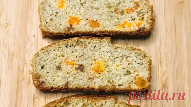 Десертный овсяный хлеб (пирог) без дрожжей, муки, сахара и масла - очень вкусно к чаю! | Волшебная Кулинария | Яндекс Дзен
