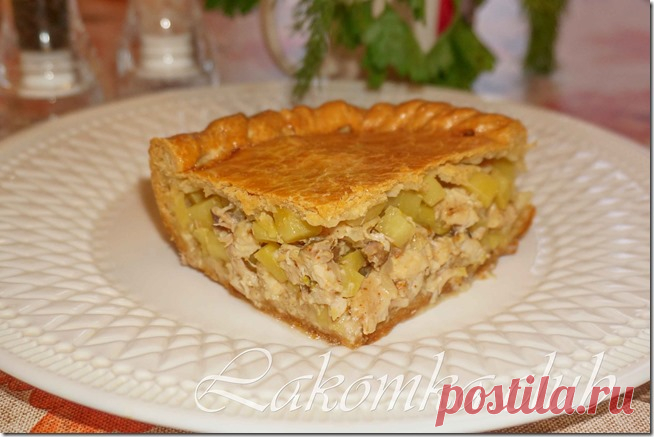 Курник из курицы с картофелем - lakomka.club