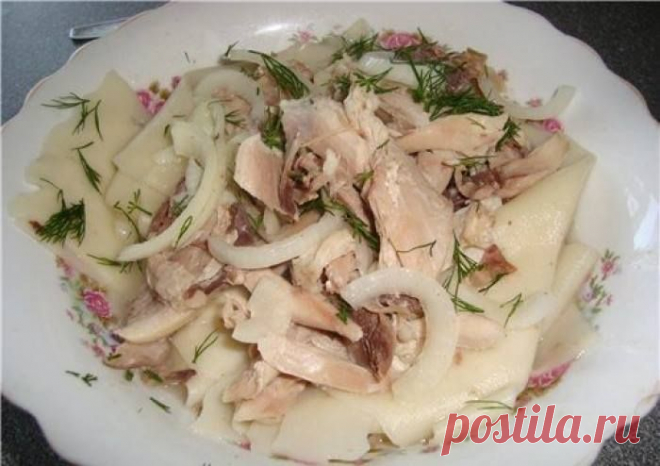 А-ля бешбармак из курицы